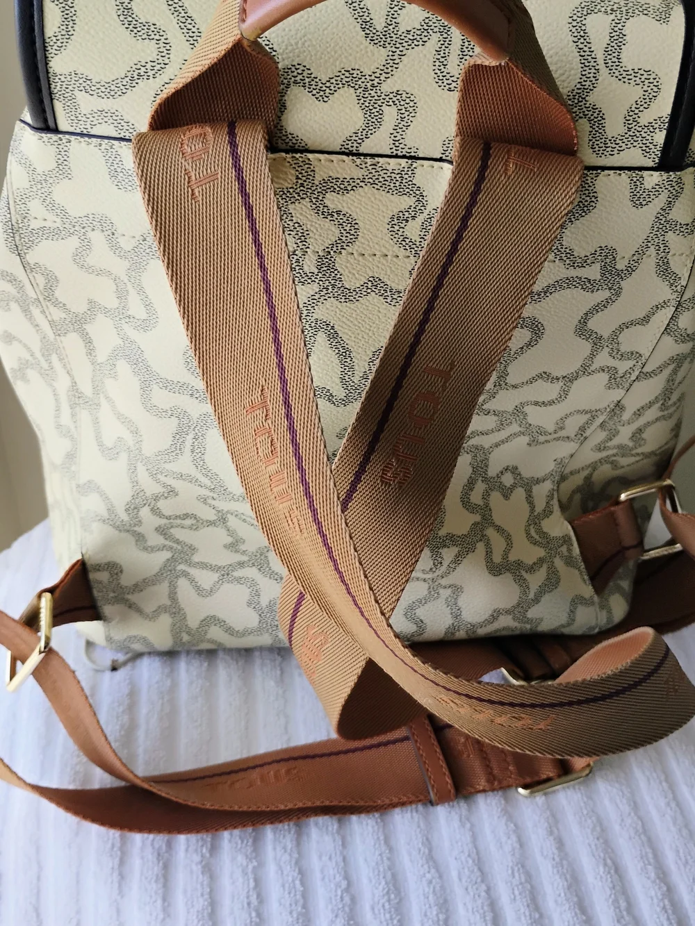 Tous backpack cream